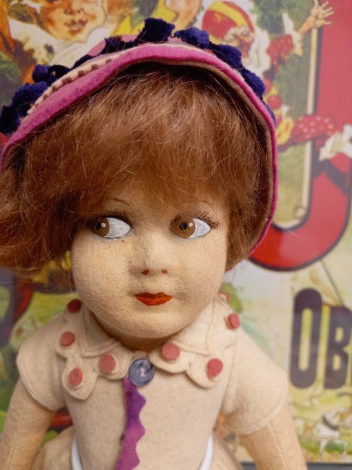 Superbe poupée  lenci ancienne