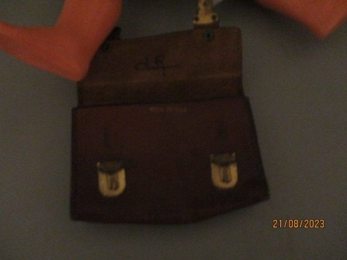 Cartable en cuir m&t