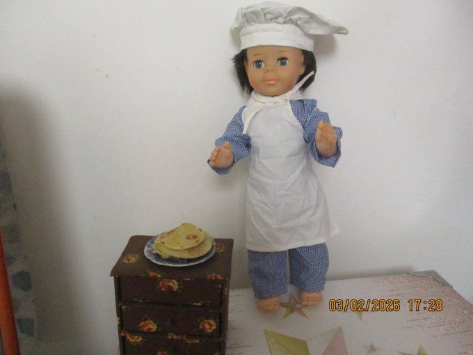 TENUE DE PATISSIER POUR JEAN MICHEL